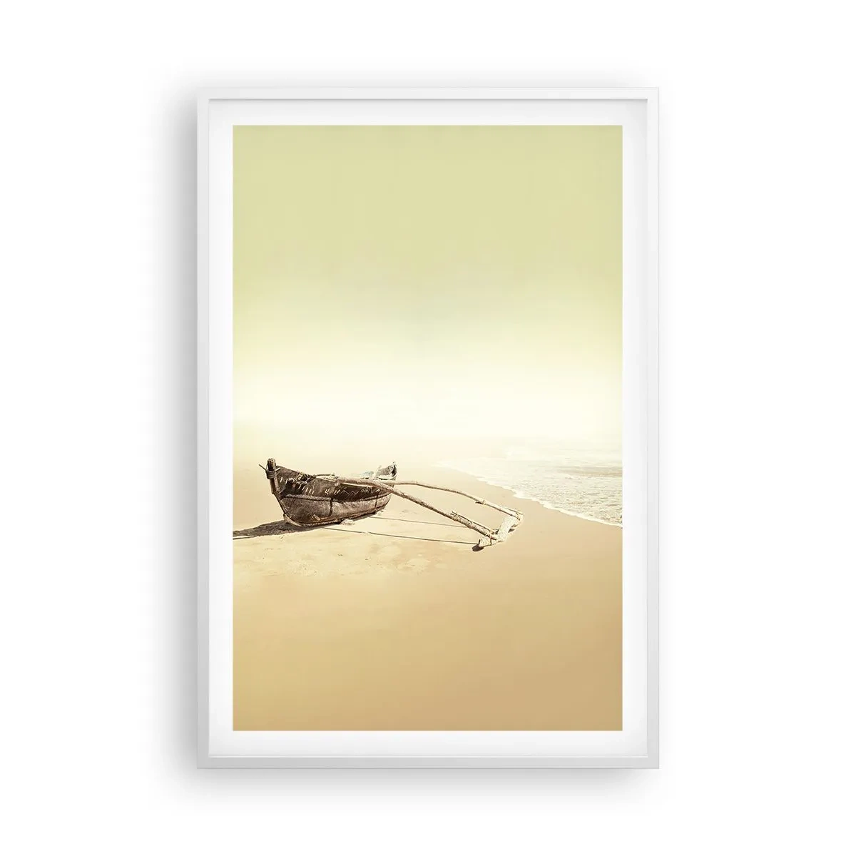 Affiche dans un cadre blanc - Poster - Mémoire des mers du sud - 61x91 cm