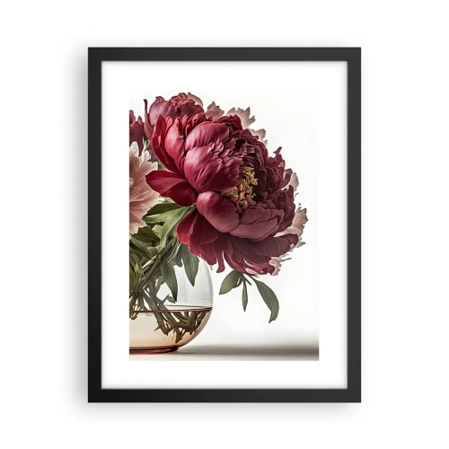 Affiche dans un cadre noir - Poster - En pleine floraison de beauté - 30x40 cm