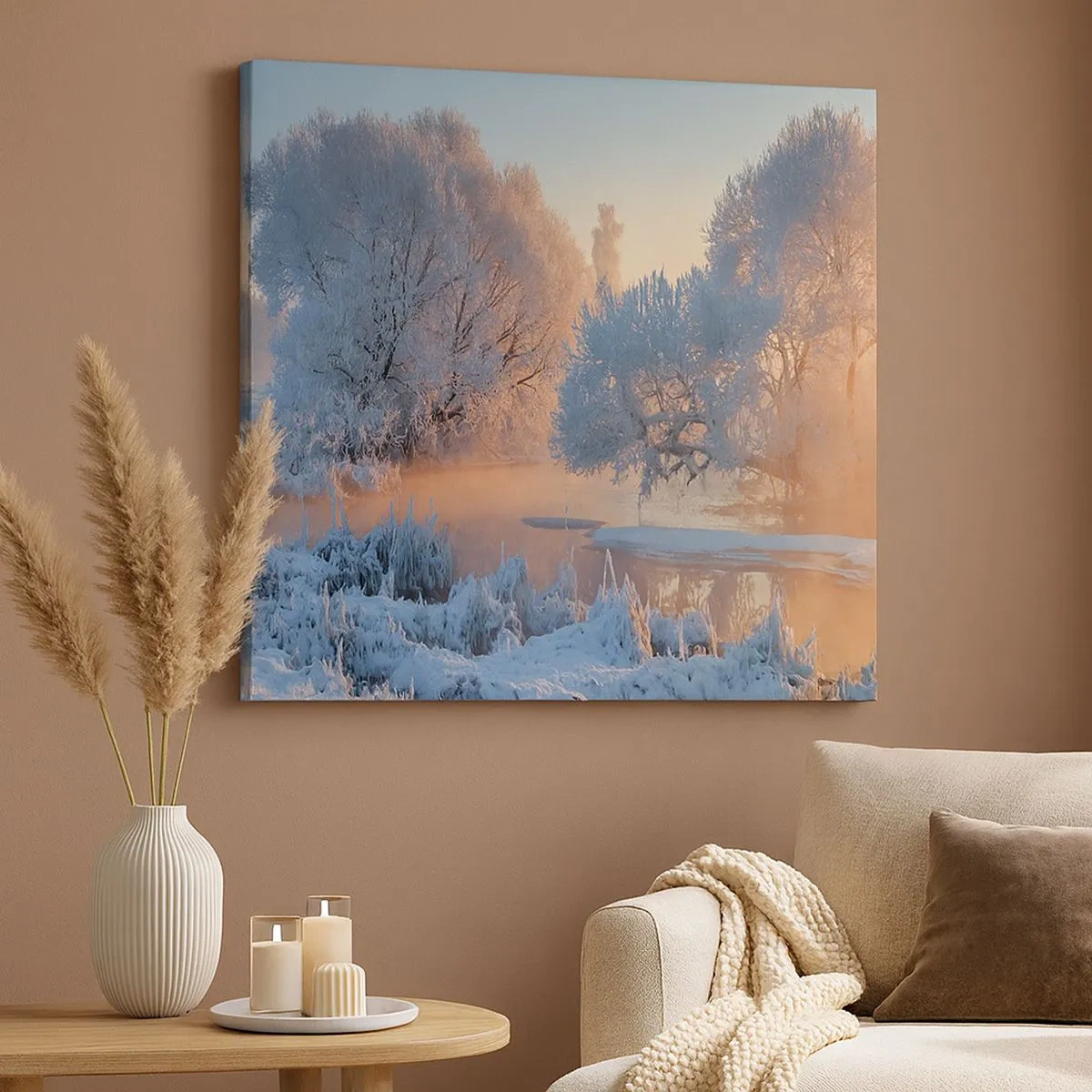 Impression sur toile - Image sur toile - Tout dans le soleil brille en cristal - 30x30 cm