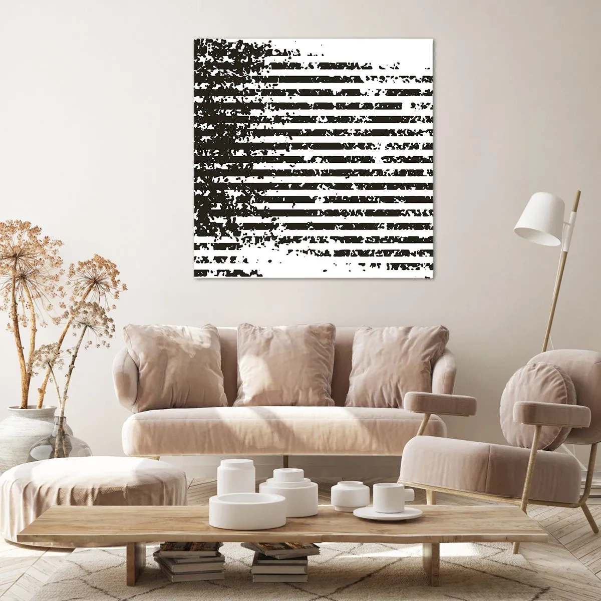 Impression sur toile - Image sur toile - Rythme et bruissement - 70x70 cm