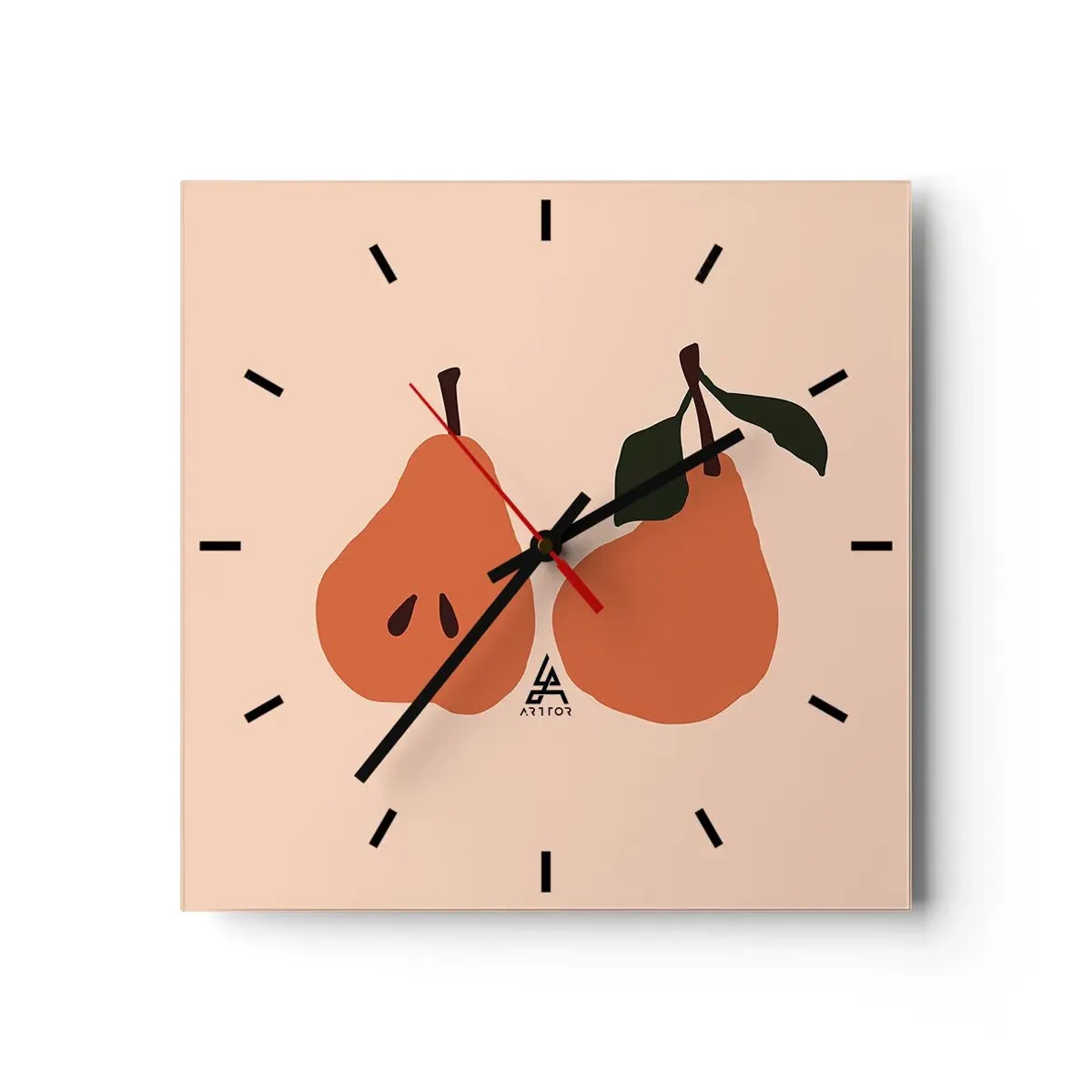 Horloge murale - Pendule murale - La douceur elle-même - 40x40 cm