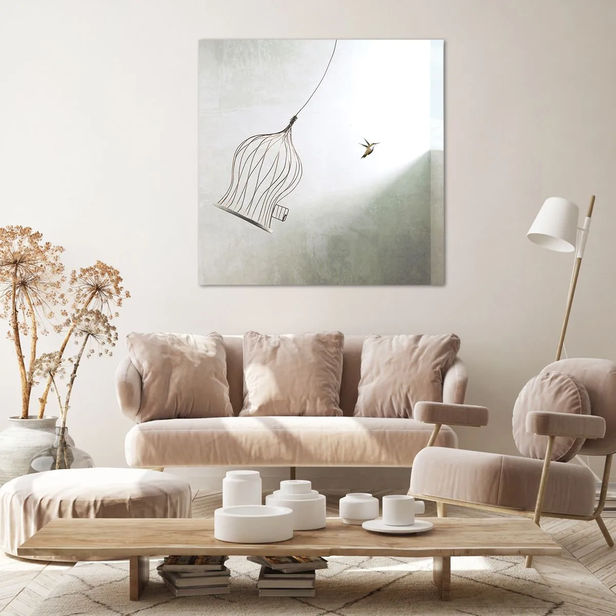 Impression sur toile - Image sur toile - Dans son élément - 70x70 cm