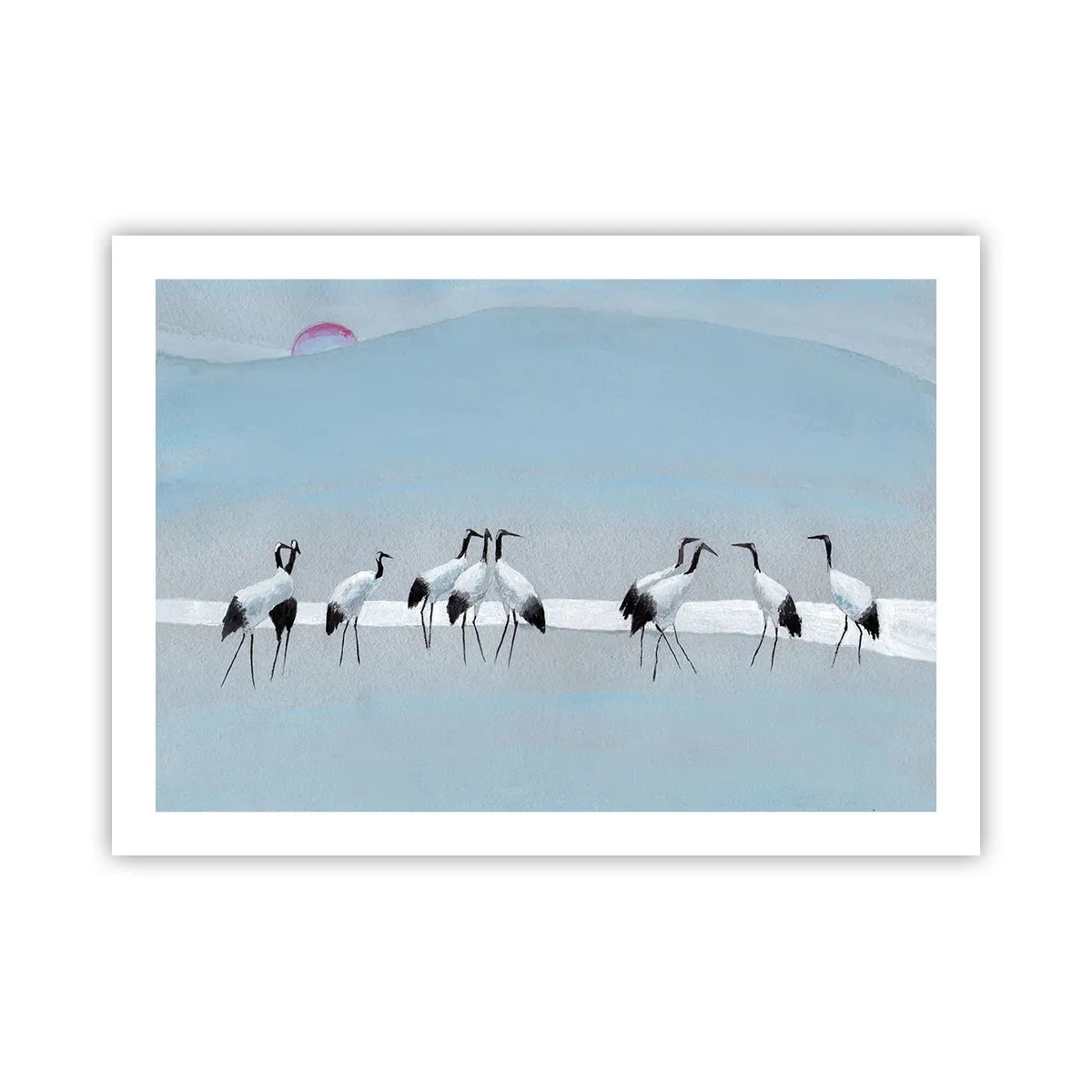 Affiche - Poster - Après une chaude journée - 70x50 cm