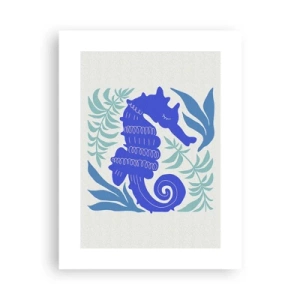 Affiche - Poster - Dans une prairie sous-marine - 30x40 cm