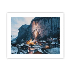 Affiche - Poster - Esprit brillant de l'hiver - 50x40 cm