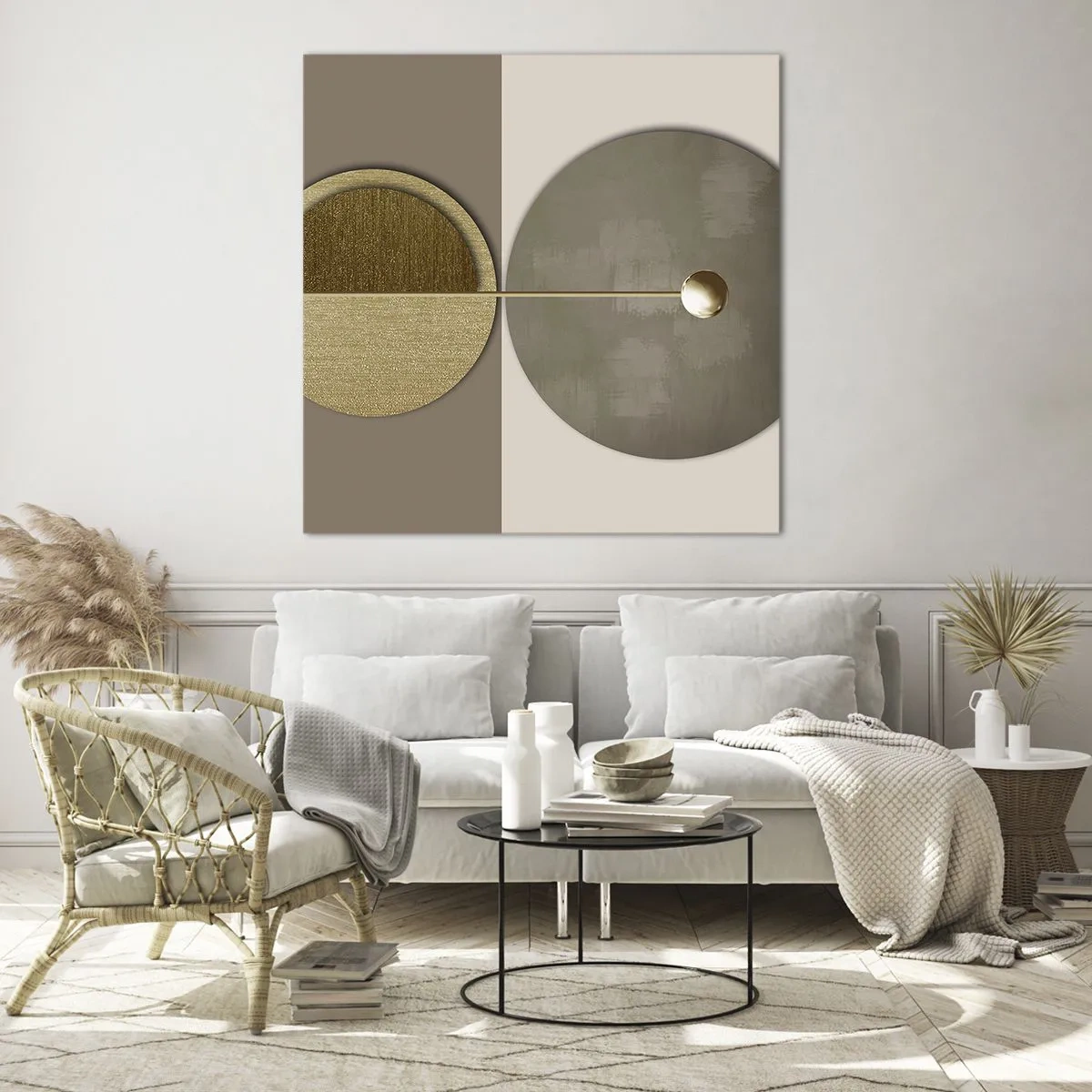 Impression sur verre - Image sur verre - Équilibre parfait - 40x40 cm