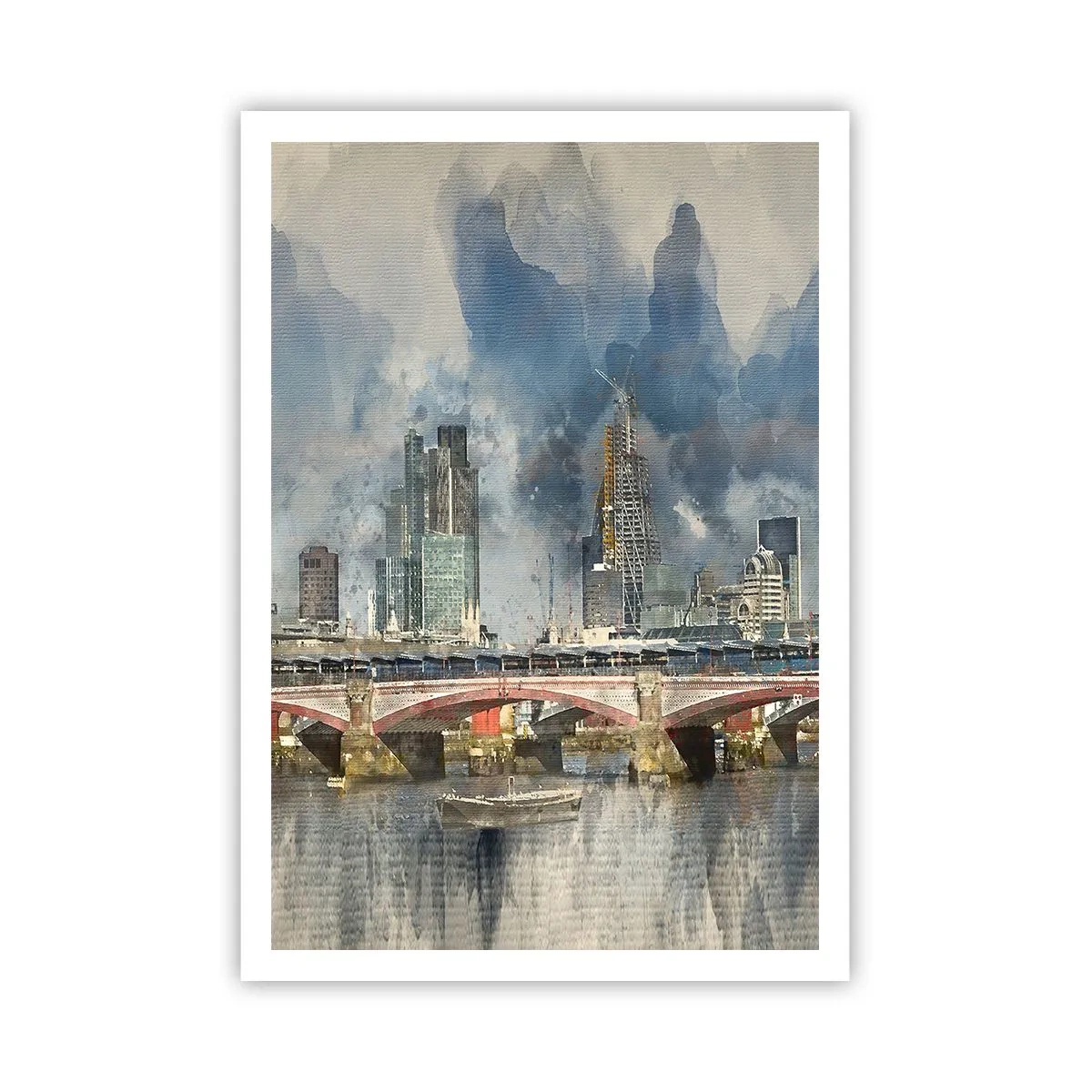 Affiche - Poster - Londres dans toute sa splendeur - 70x100 cm