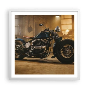 Affiche dans un cadre blanc - Poster - Je peux tout - 60x60 cm