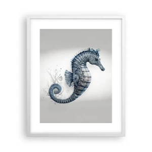 Affiche dans un cadre blanc - Poster - Une subtile plaisanterie de la nature - 40x50 cm