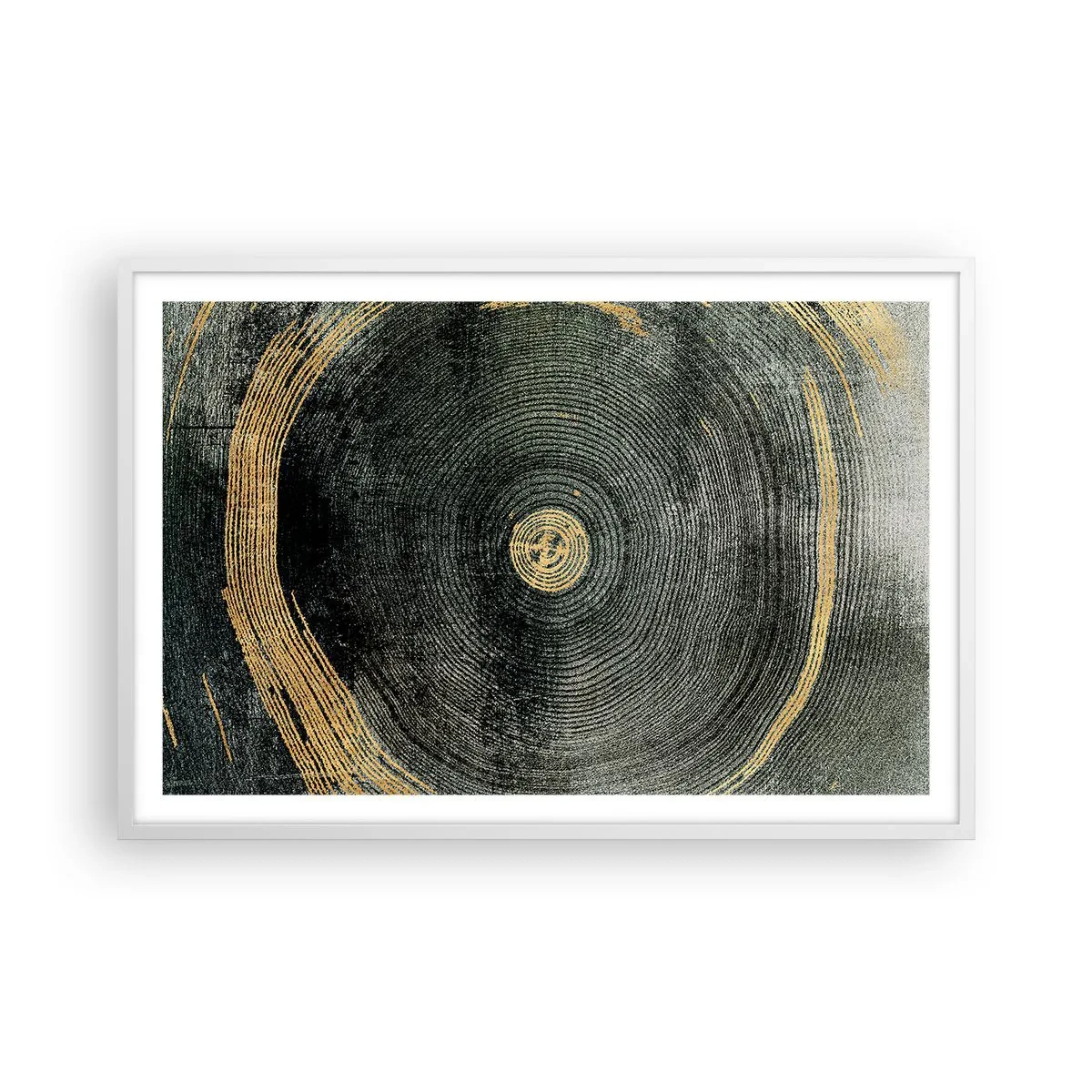 Affiche dans un cadre blanc - Poster - Changement et persistance - 91x61 cm