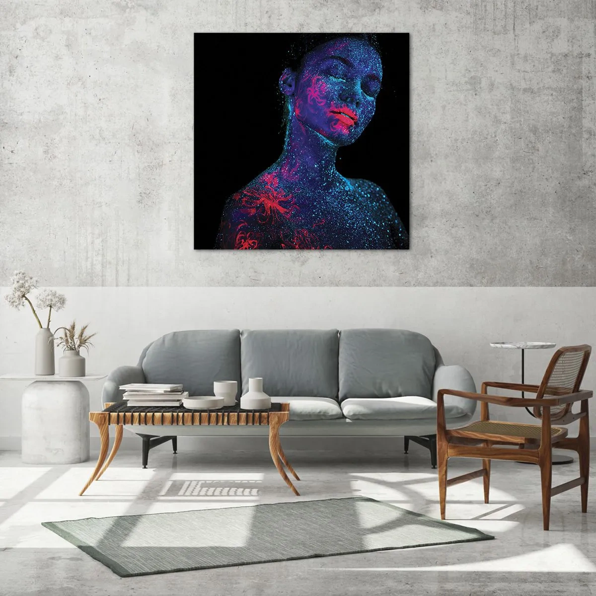 Impression sur verre - Image sur verre - Dans la poussière d'étoiles - 60x60 cm