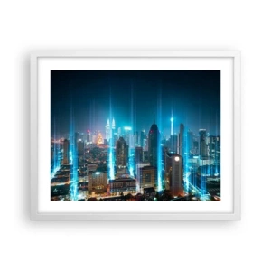 Affiche dans un cadre blanc - Poster - À Berlin au paradis - 50x40 cm