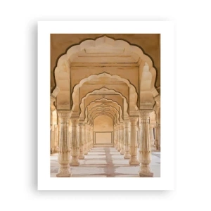 Affiche - Poster - Dans le palais du maharaja - 40x50 cm