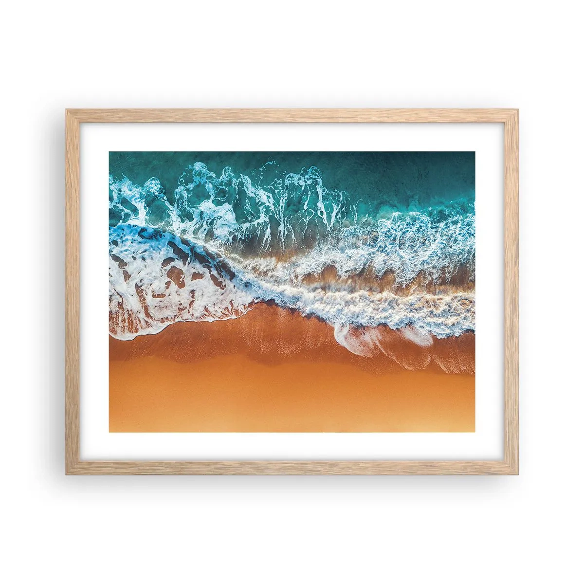 Affiche dans un chêne clair - Poster - Toujours ensemble - 50x40 cm