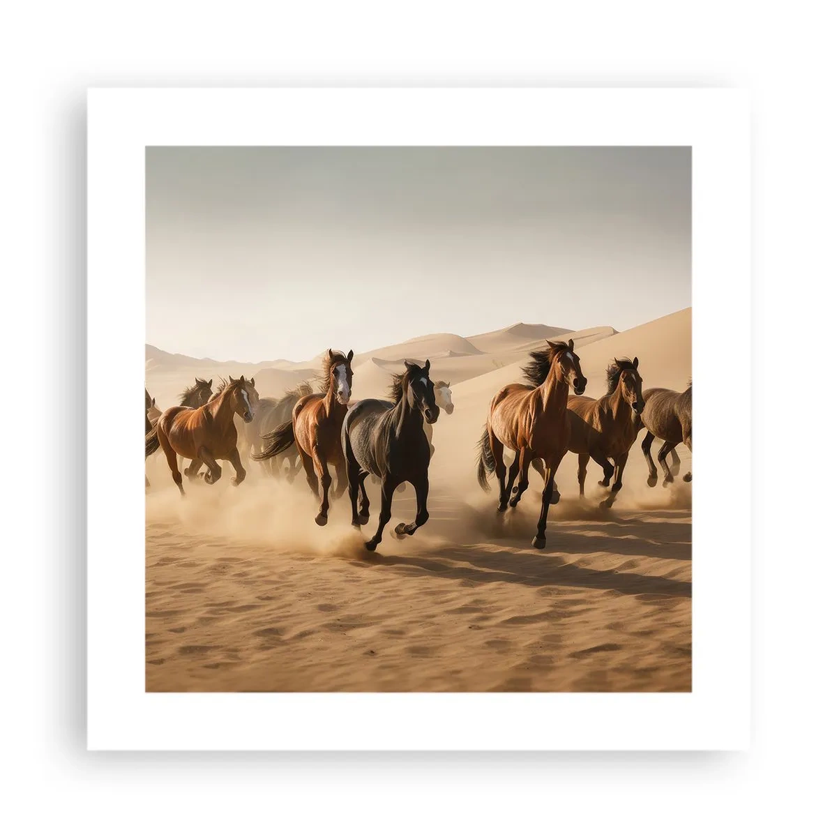 Affiche - Poster - Libre comme le vent - 40x40 cm