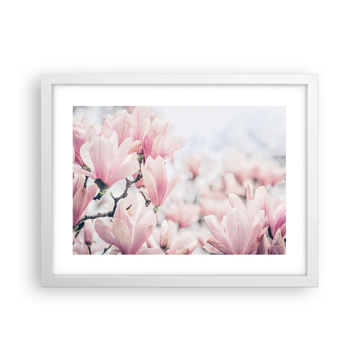 Affiche dans un cadre blanc - Poster - Idéal de la subtilité - 40x30 cm