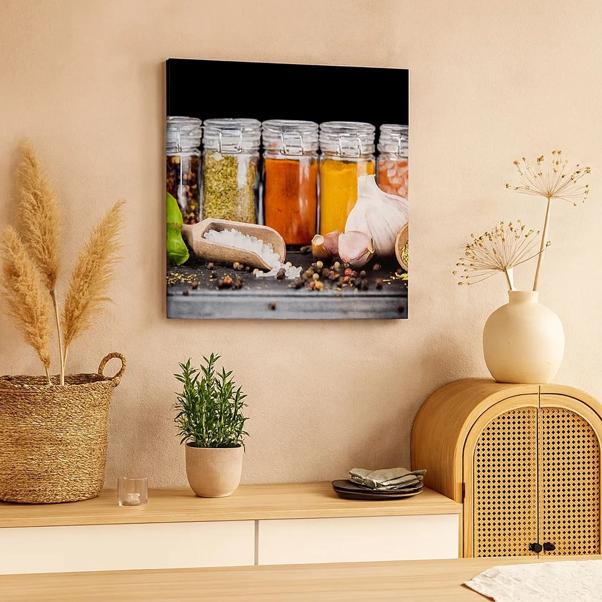 Impression sur toile - Image sur toile - Pour que la vie ait du goût - 30x30 cm