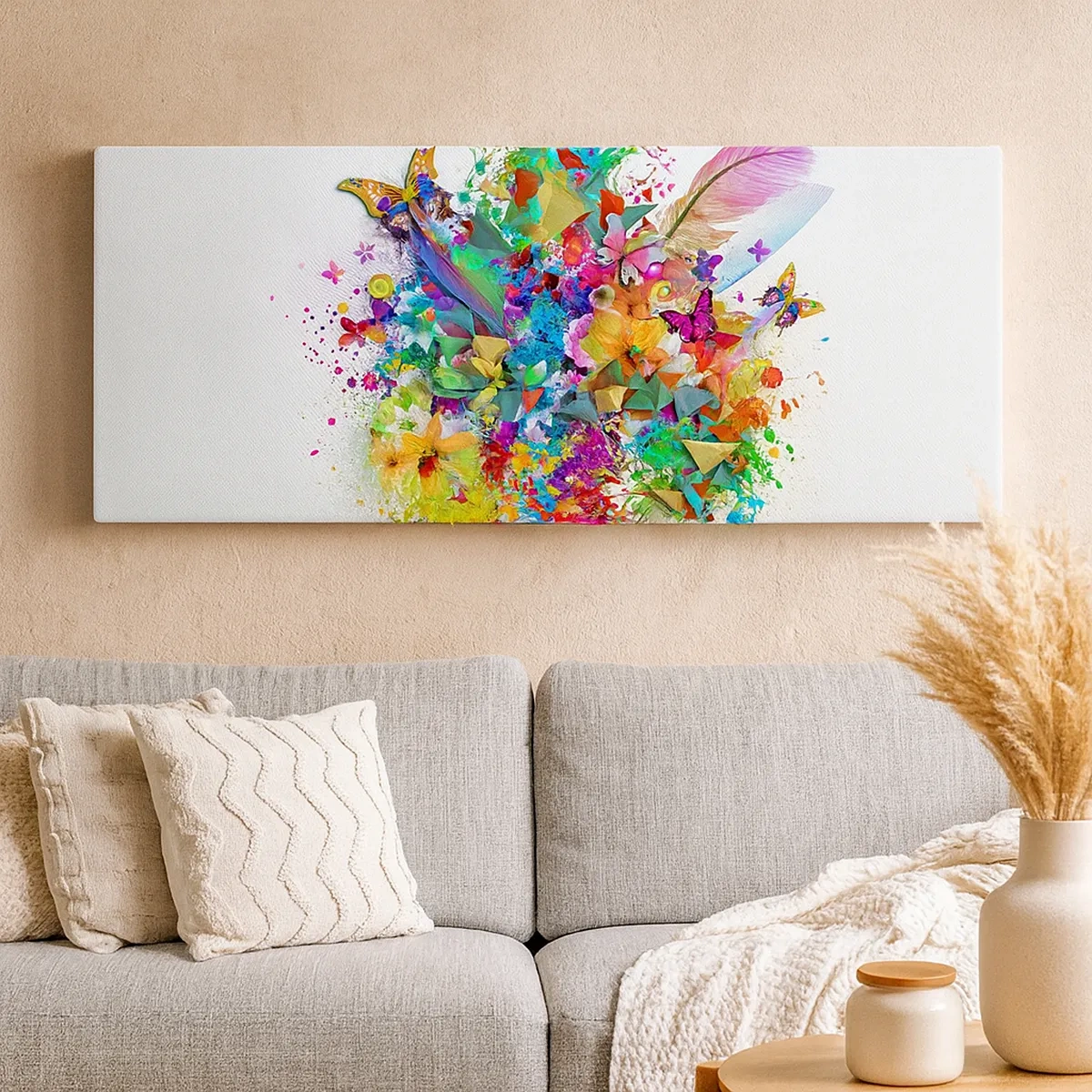 Impression sur toile - Image sur toile - Un bouquet de joie - 30x30 cm
