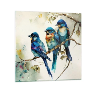 Impression sur verre - Image sur verre - A-t-il été offensé ? - 70x70 cm