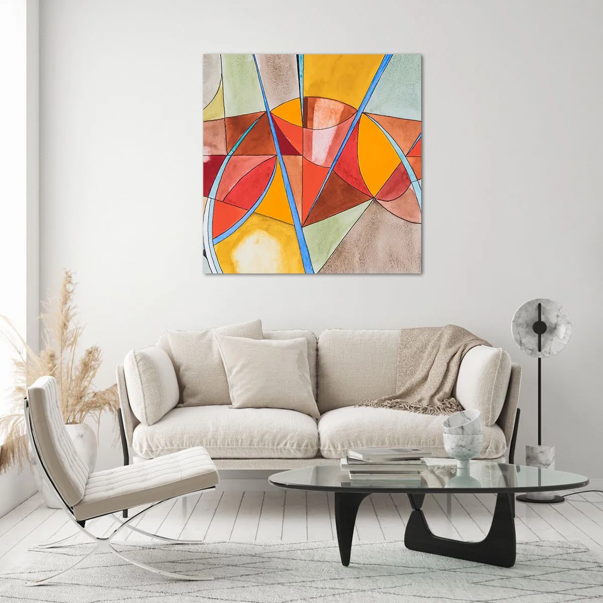 Impression sur verre - Image sur verre - Le carrousel, le carrousel des rêves - 60x60 cm