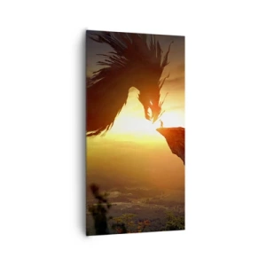 Impression sur toile - Image sur toile - Chasseur de dragon - 65x120 cm