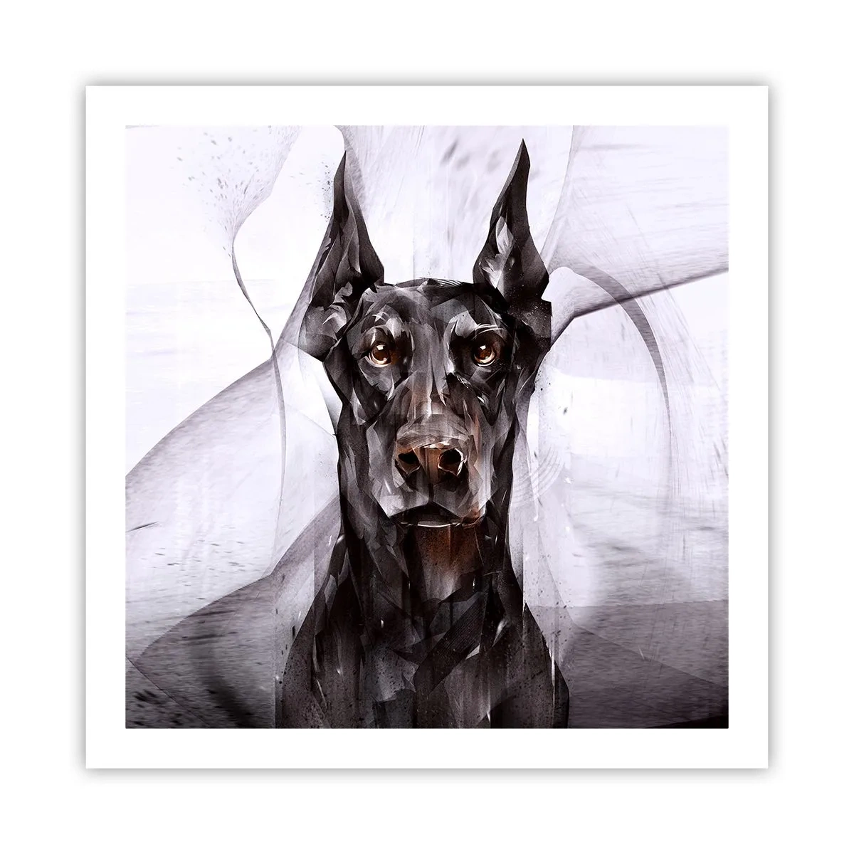 Affiche - Poster - Né noble - 60x60 cm