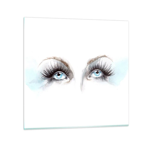 Impression sur verre - Image sur verre - Yeux d'ange? - 30x30 cm
