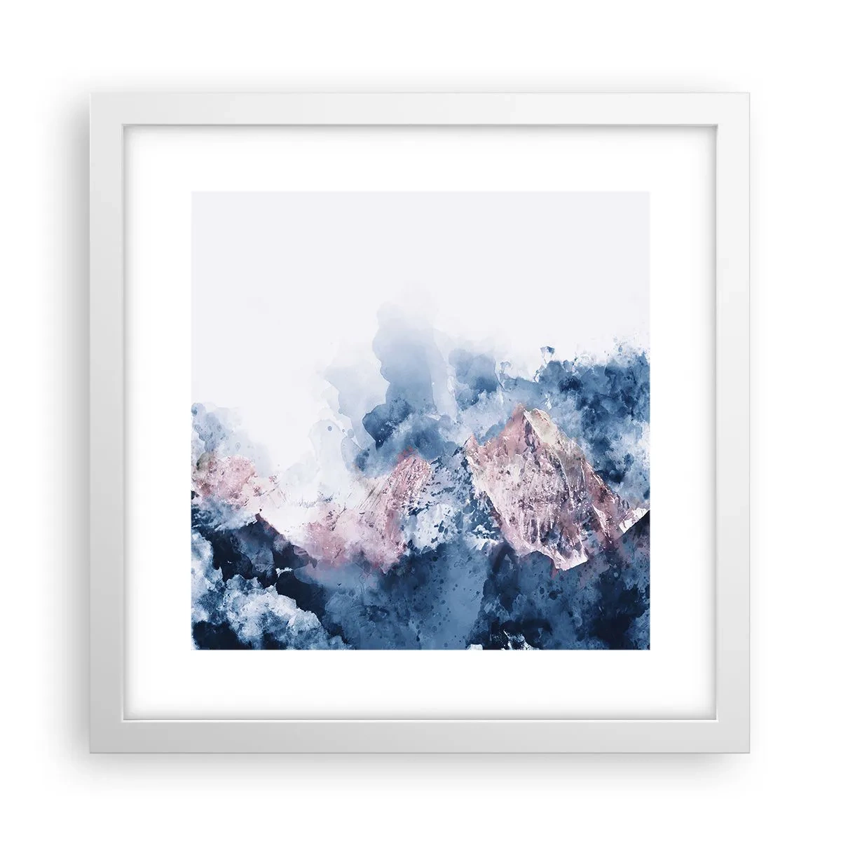 Affiche dans un cadre blanc - Poster - Ce sont des sommets ! - 30x30 cm