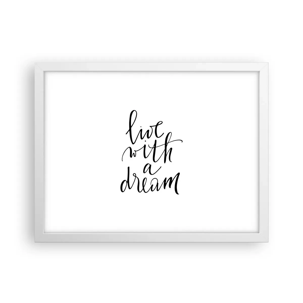 Affiche dans un cadre blanc - Poster - Bien sur - 40x30 cm