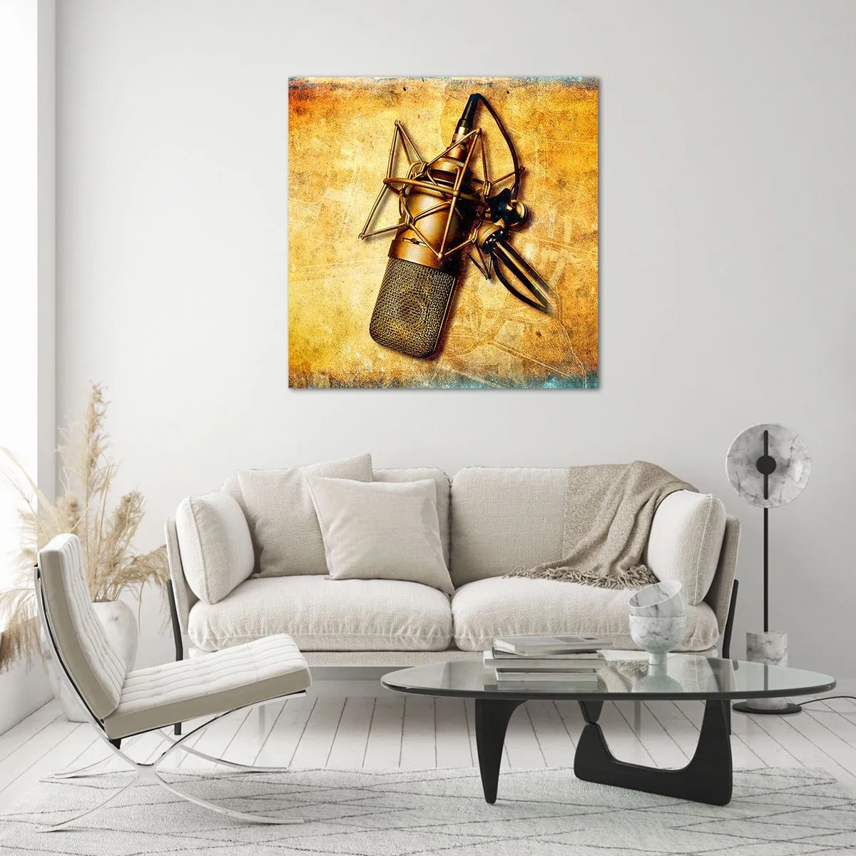 Impression sur verre - Image sur verre - Les années d'or de la radio - 30x30 cm