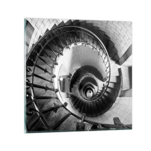 Impression sur verre - Image sur verre - De plus en plus haut - 70x70 cm