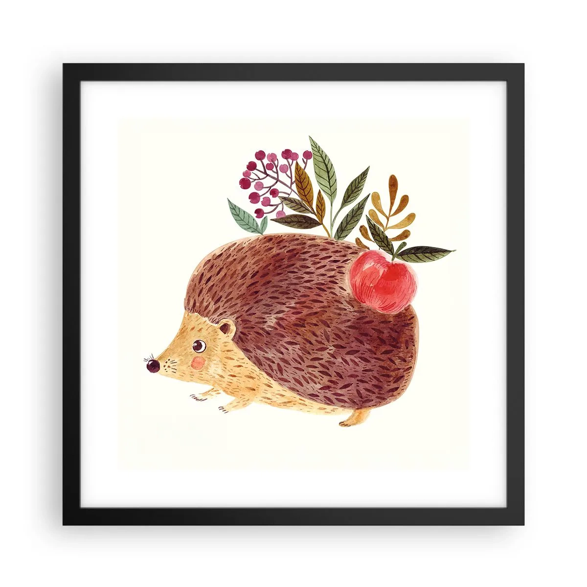 Affiche dans un cadre noir - Poster - Et tu m’apprécies déjà - 40x40 cm