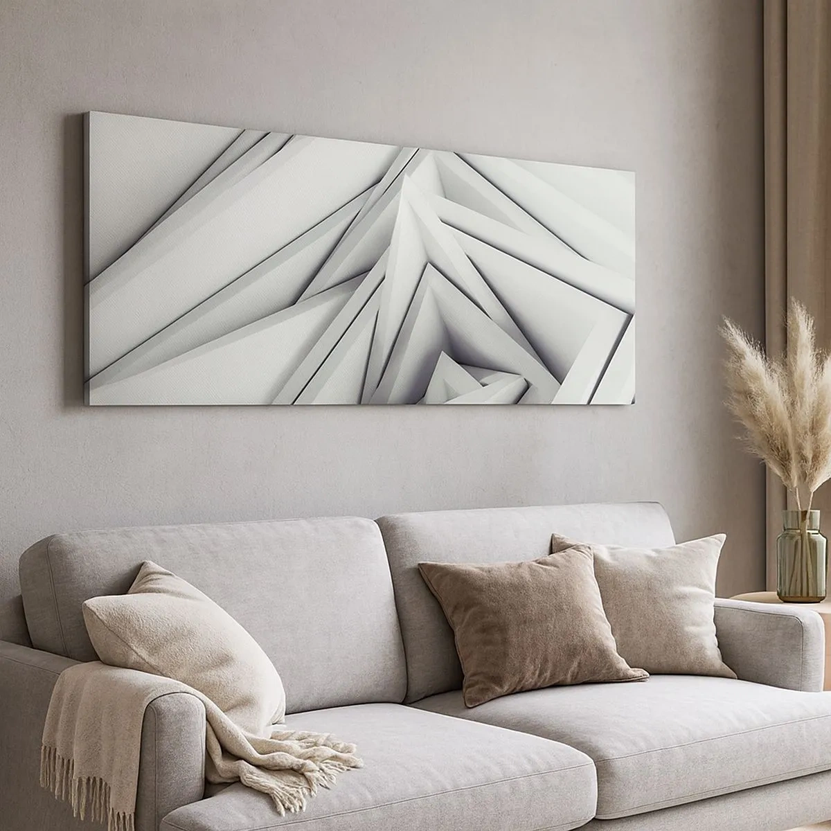 Impression sur toile - Image sur toile - Bourgeon d’angles vifs - 100x40 cm