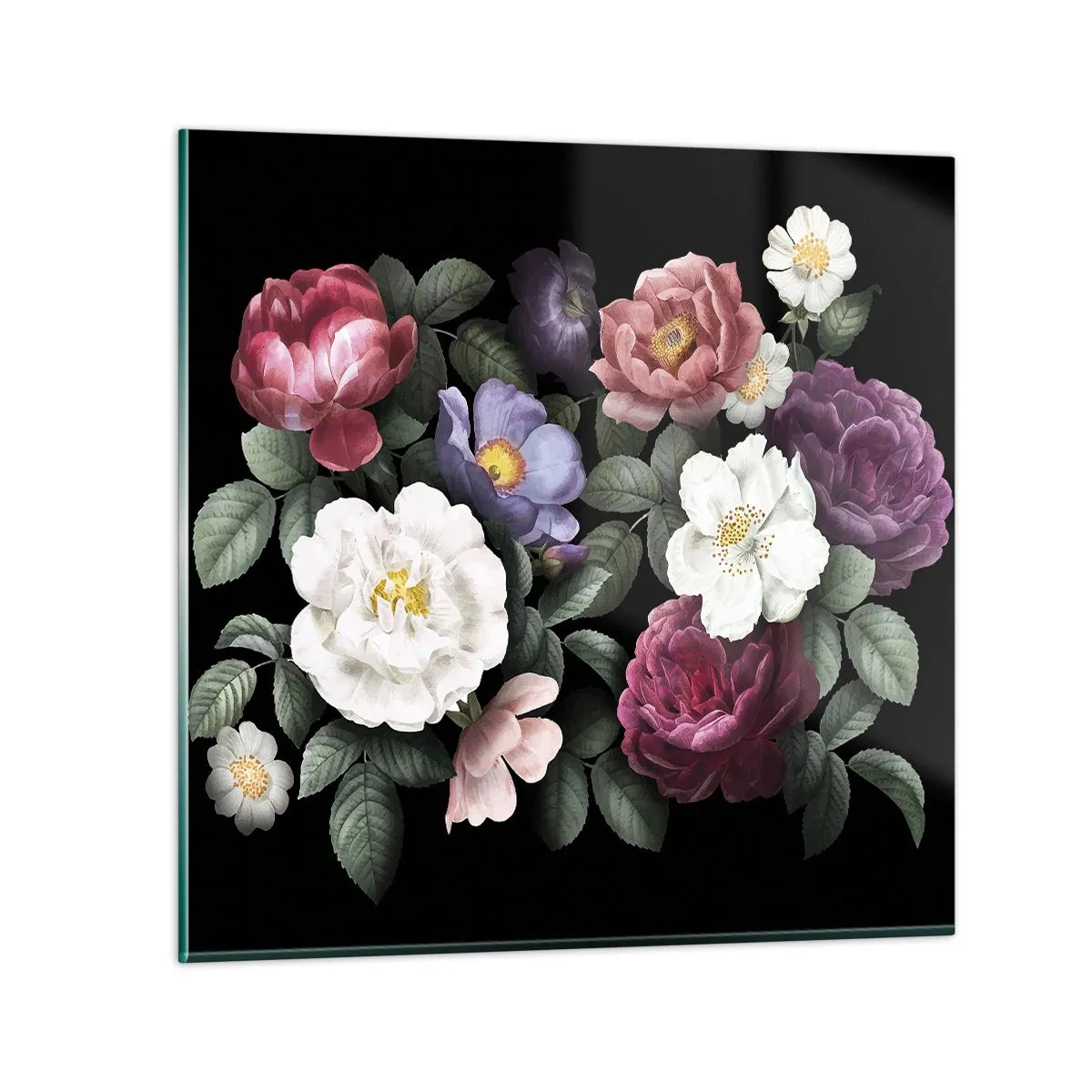 Impression sur verre - Image sur verre - D'un jardin anglais - 50x50 cm