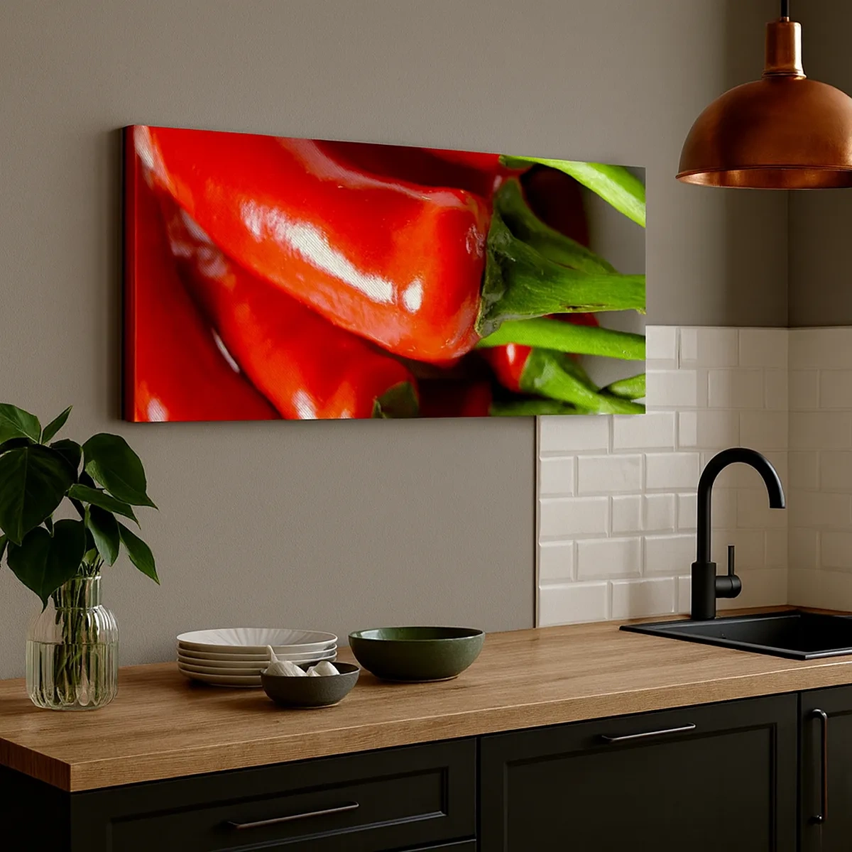 Impression sur toile - Image sur toile - Juteux, brillant, lisse - 30x30 cm