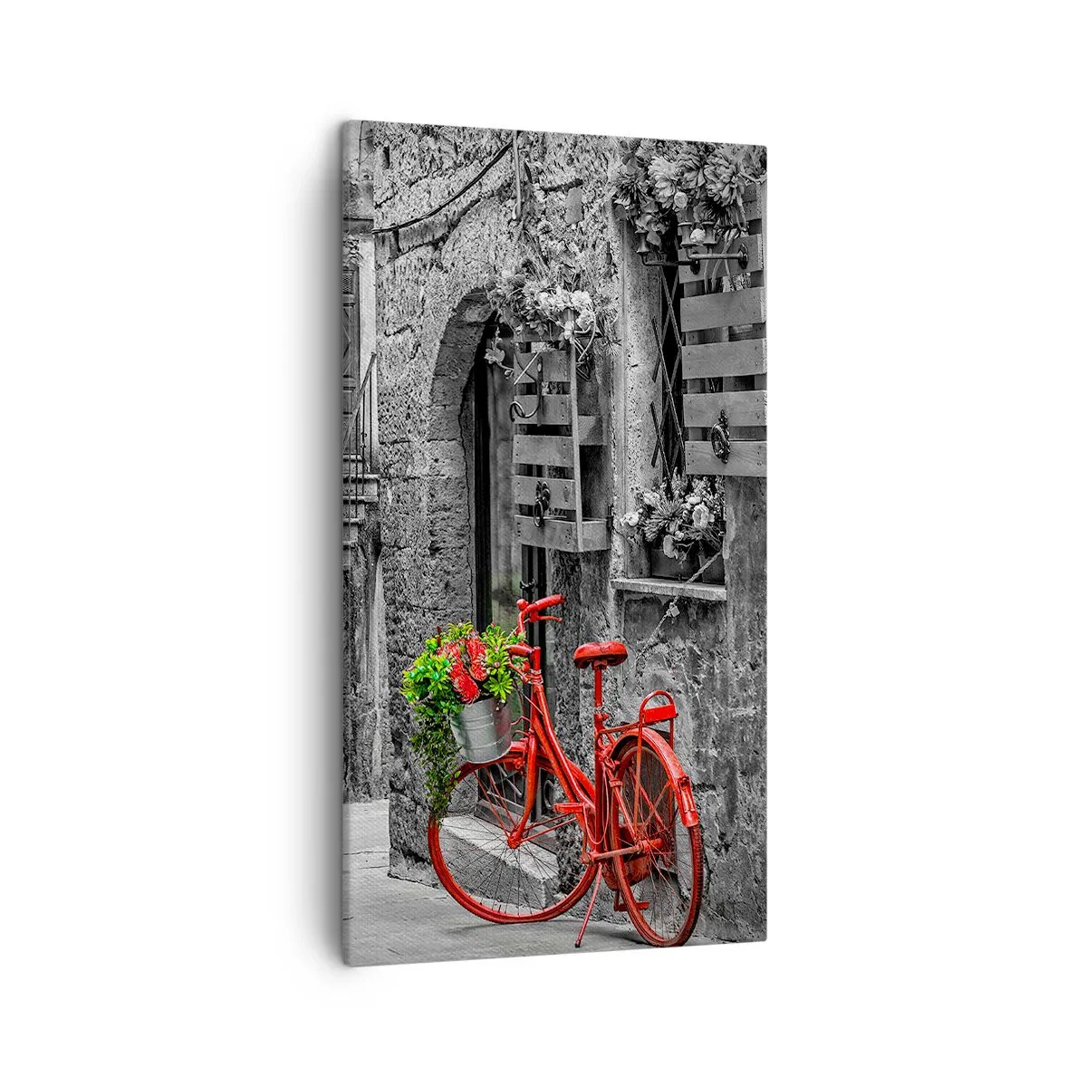 Impression sur toile - Image sur toile - Ruelle toscane - 45x80 cm