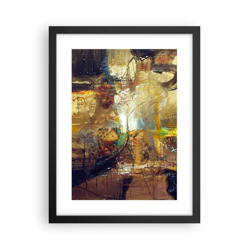 Affiche dans un cadre noir - Poster - Froid, tiède, chaud - 30x40 cm