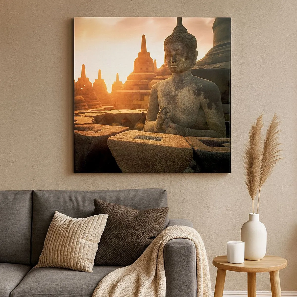 Impression sur toile - Image sur toile - Temps de grande sagesse - 30x30 cm