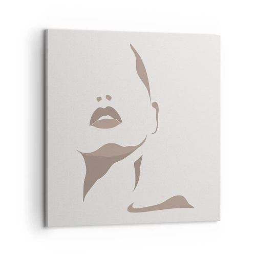 Impression sur toile - Image sur toile - Fait de lumière et d'ombre - 50x50 cm