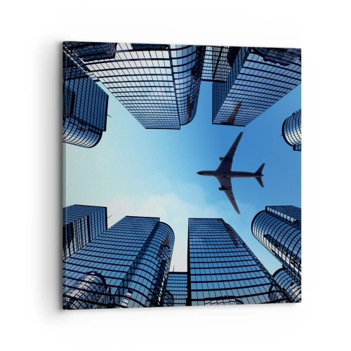 Impression sur toile - Image sur toile - La vue depuis le ravin de verre - 70x70 cm