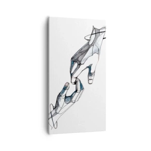 Impression sur toile - Image sur toile - Un bon geste - 55x100 cm