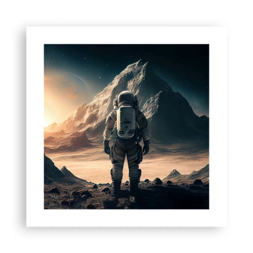 Affiche - Poster - Nouveau défi - 40x40 cm