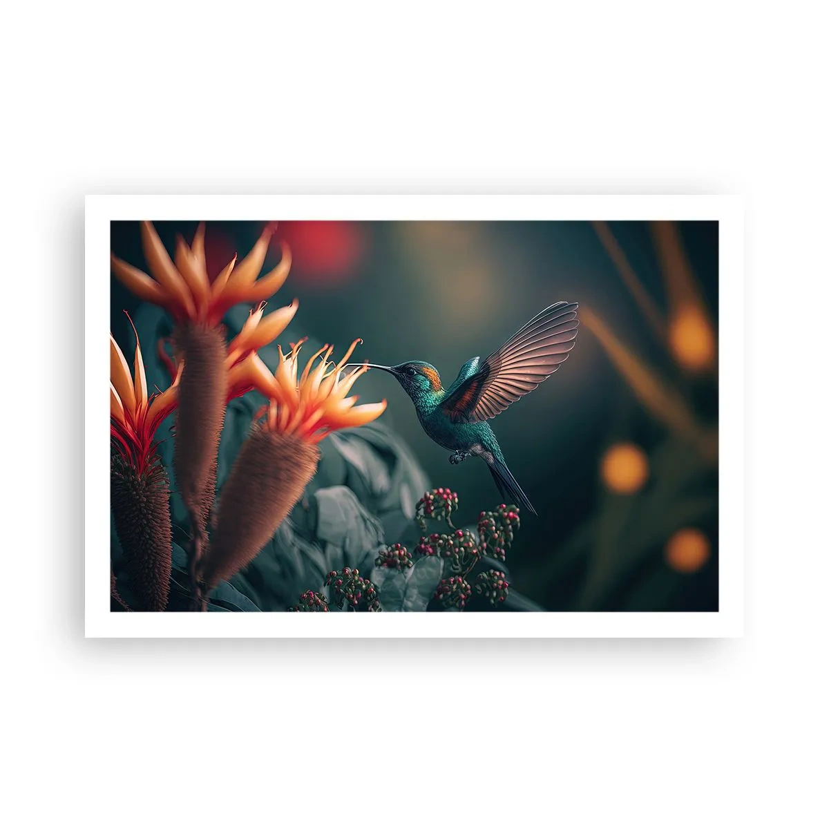 Affiche - Poster - une vie vraiment colorée - 91x61 cm