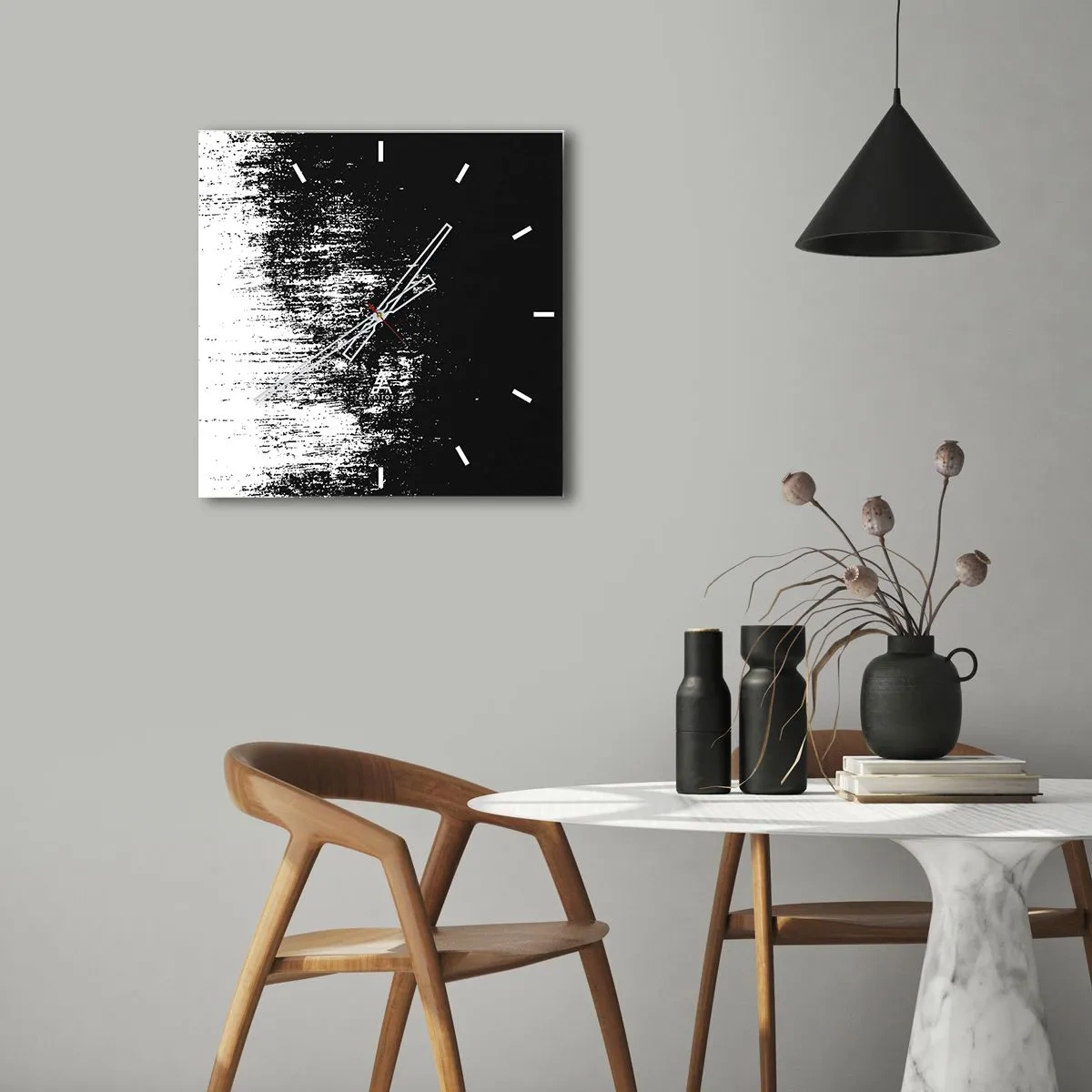 Horloge murale - Pendule murale - Et le gagnant est ... - 30x30 cm