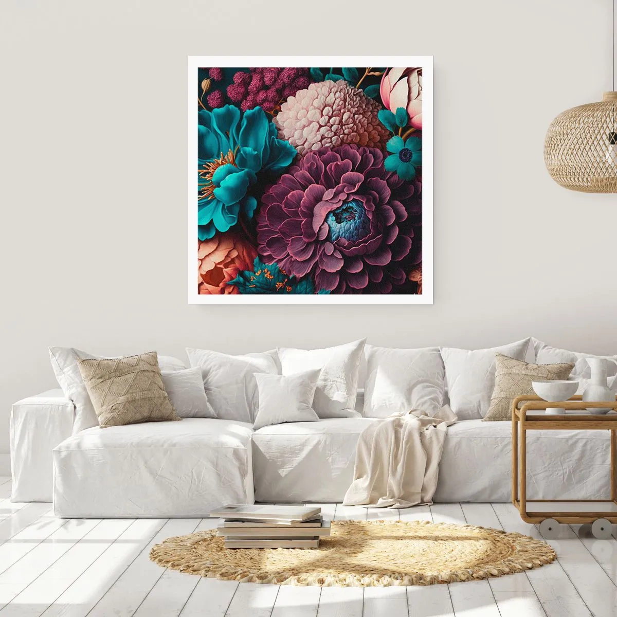 Affiche - Poster - La nature en abondance - 40x40 cm