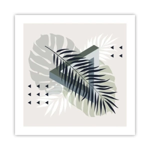 Affiche - Poster - Nature et géométrie - deux odres? - 50x50 cm