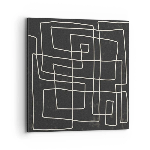 Impression sur toile - Image sur toile - Pas aussi simple - 70x70 cm