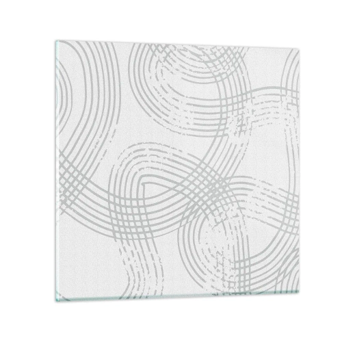 Impression sur verre - Image sur verre - Il n'y a pas de chemin droit - 30x30 cm