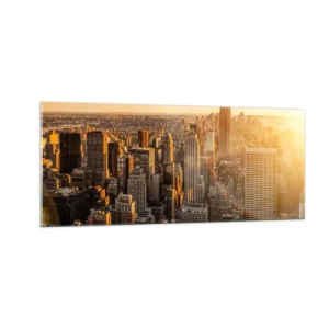 Impression sur verre - Image sur verre - Grandir au soleil - 100x40 cm