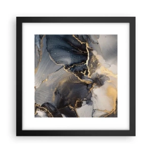 Affiche dans un cadre noir - Poster - La vie de la pierre - 30x30 cm